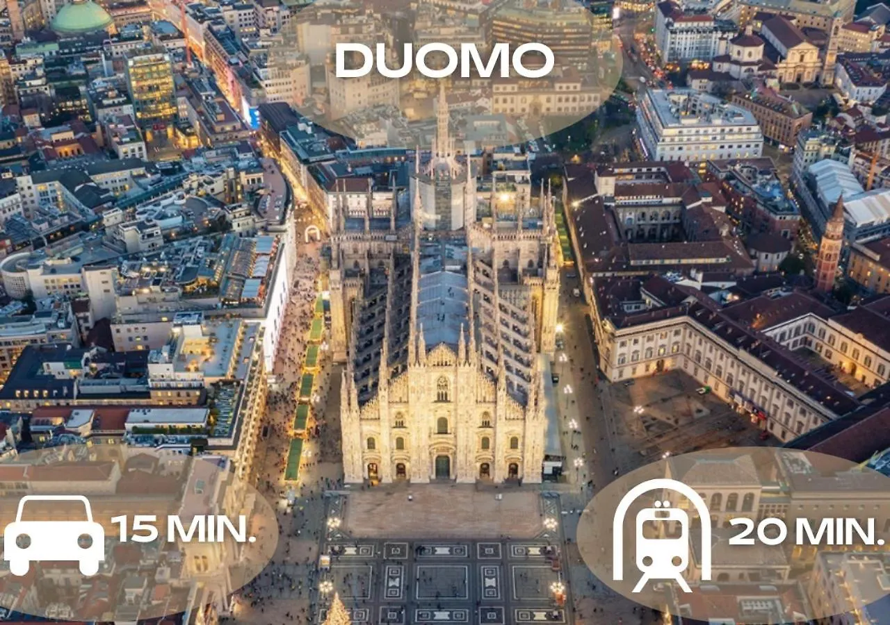 Elegant Citylife Apartment- Metro Access - Double Rooms Milan Italy